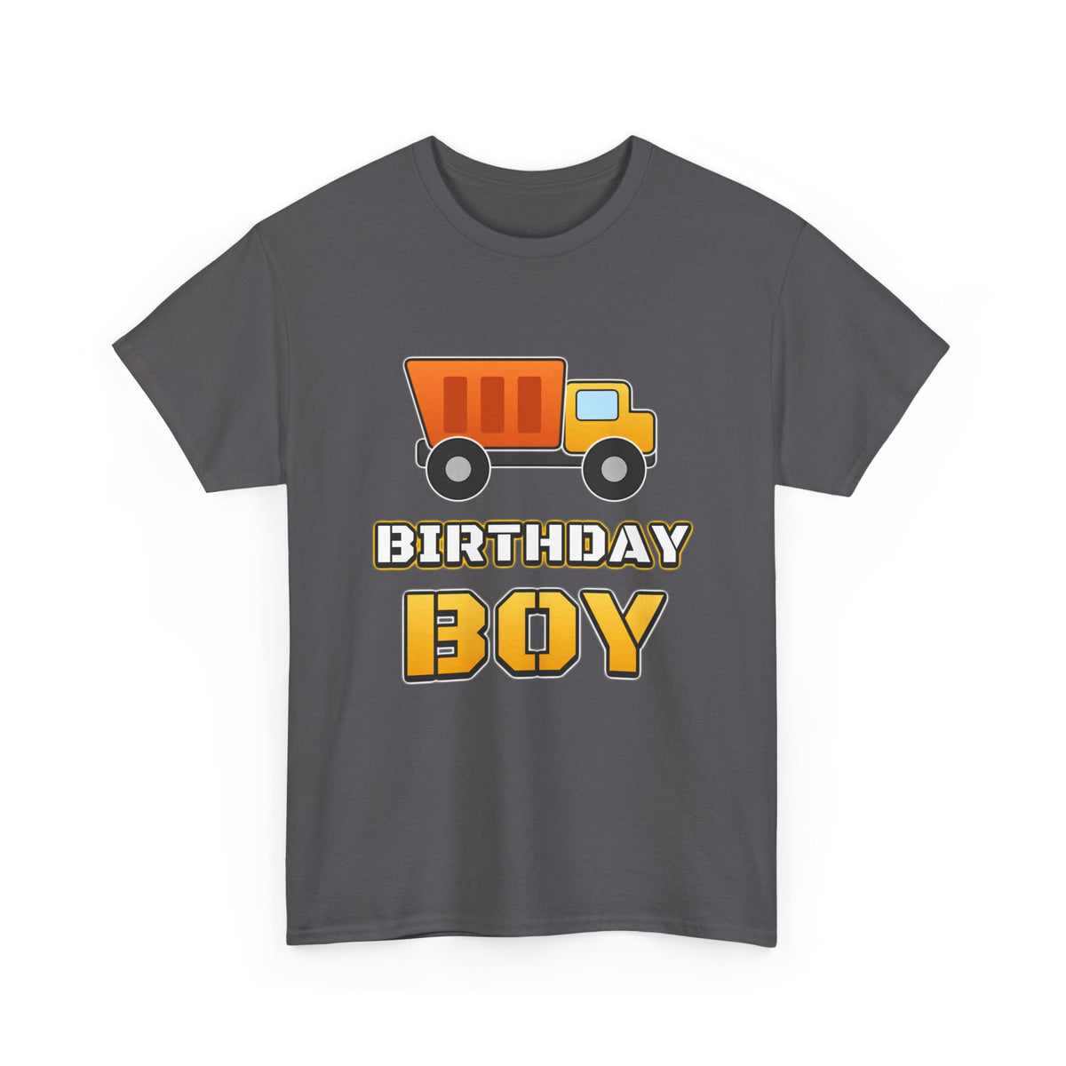 Birthday Boy Dump Truck birthday shirt – Gildan tee by Happywear
