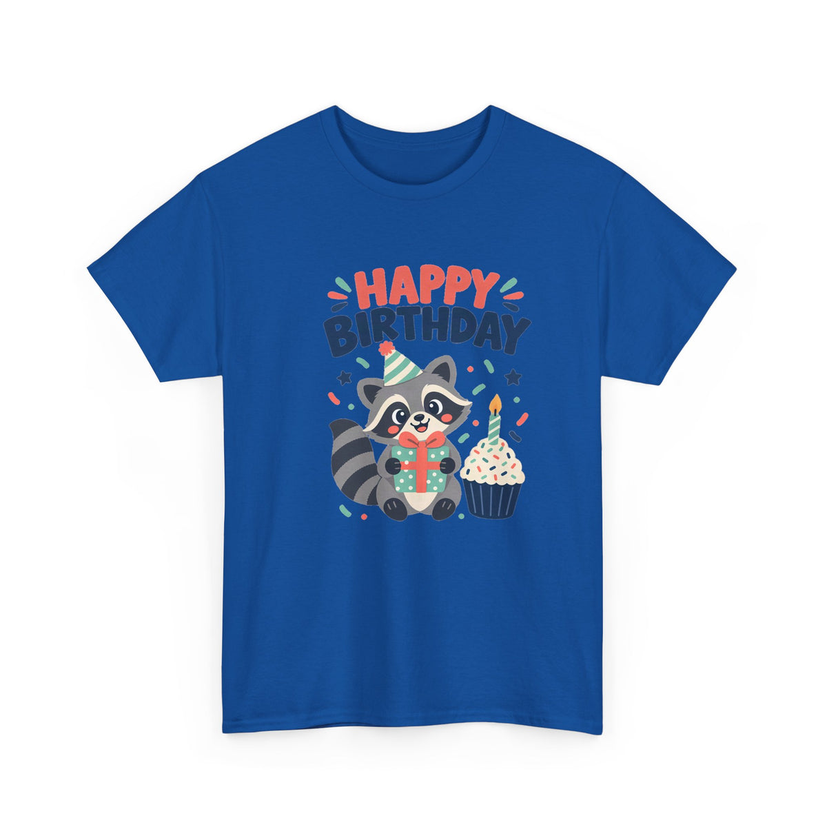 Raccoon Happy Birthday Tee