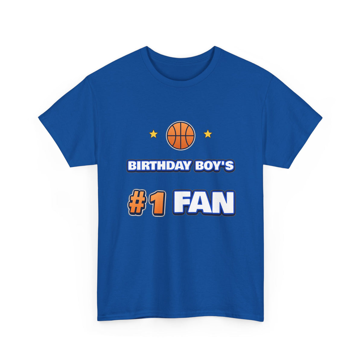 Birthday Boy's #1 Fan Basketball birthday shirt – Gildan tee by Happywear