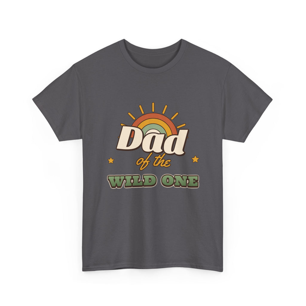 Dad of the Wild One birthday shirt – Gildan tee by Happywear