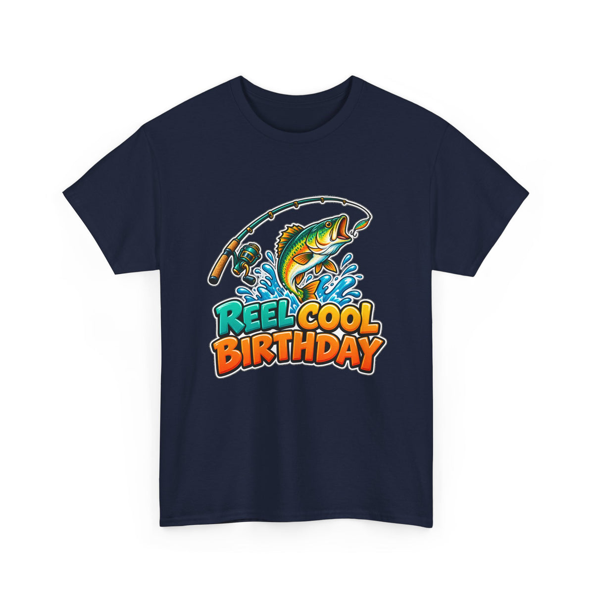 Reel Cool Birthday Fishing Tee