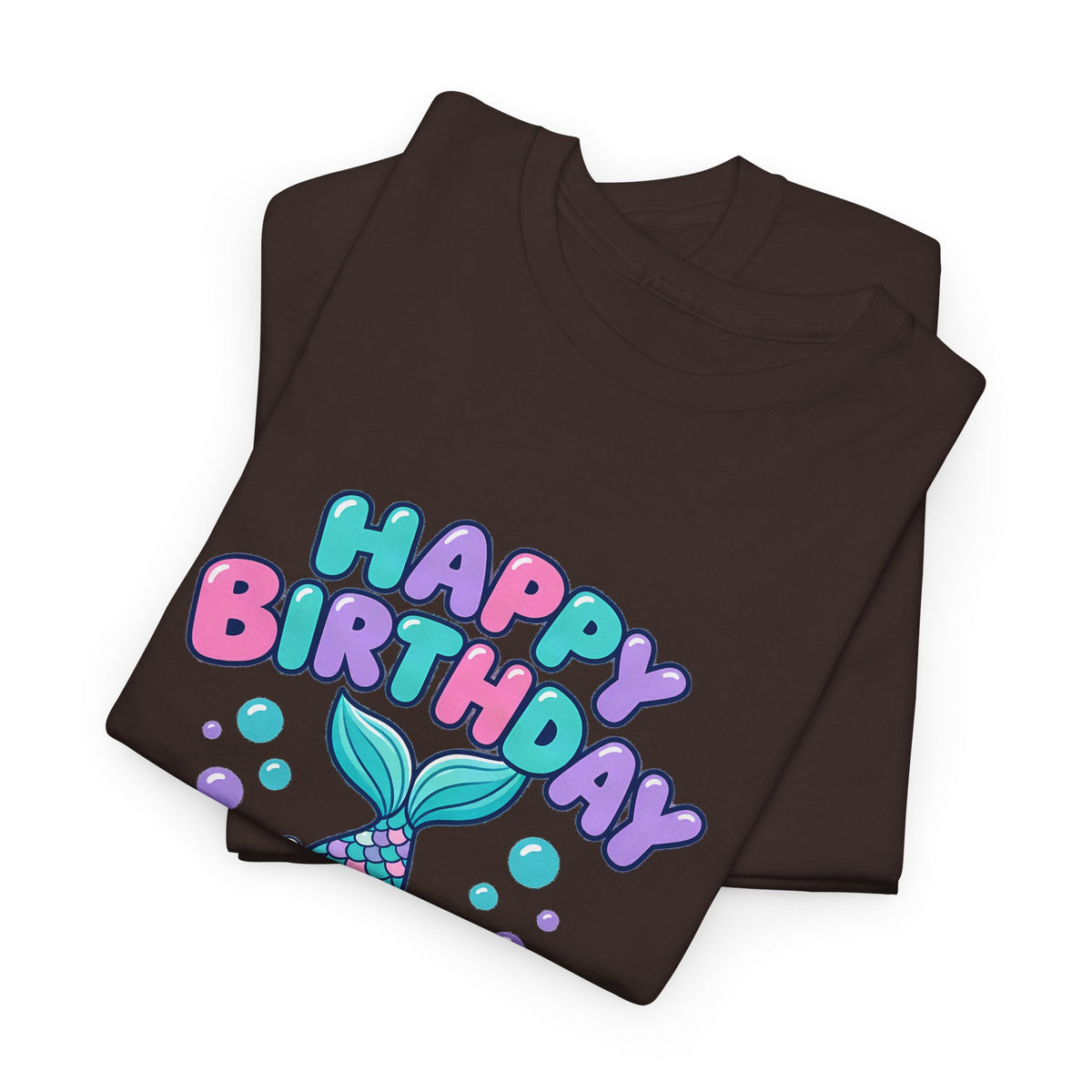 Mermaid Happy Birthday Tee
