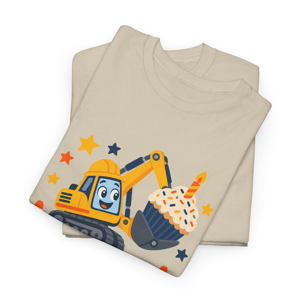 Personalized Construction Birthday Shirt – Add Name & Age