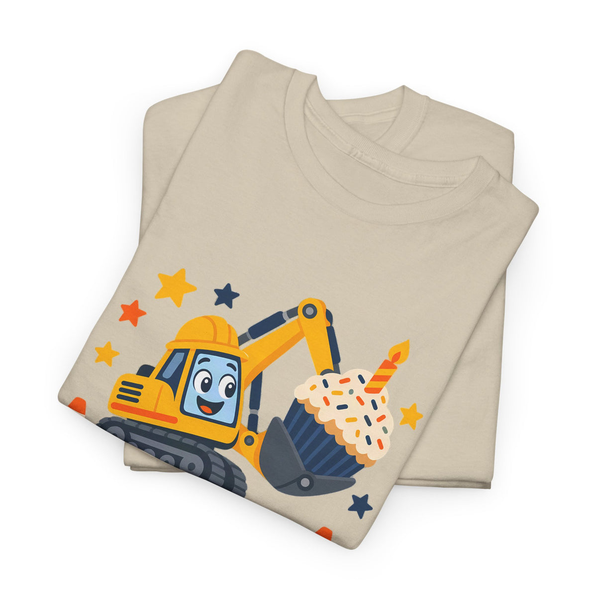Personalized Construction Birthday Shirt – Add Name & Age