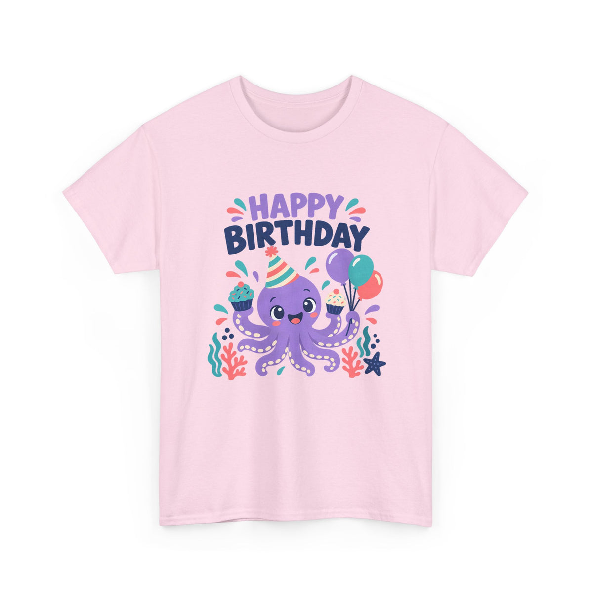 Octopus Happy Birthday Tee