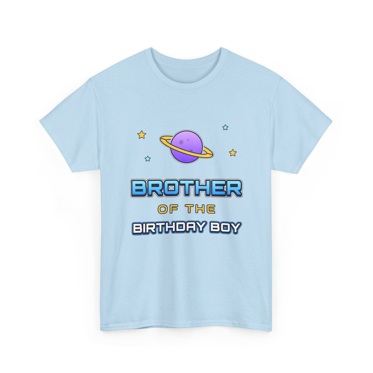 Brother of the Birthday Boy Space birthday shirt – Gildan tee by Happywear