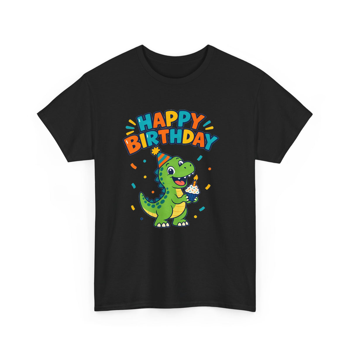Dinosaur Party Happy Birthday Tee