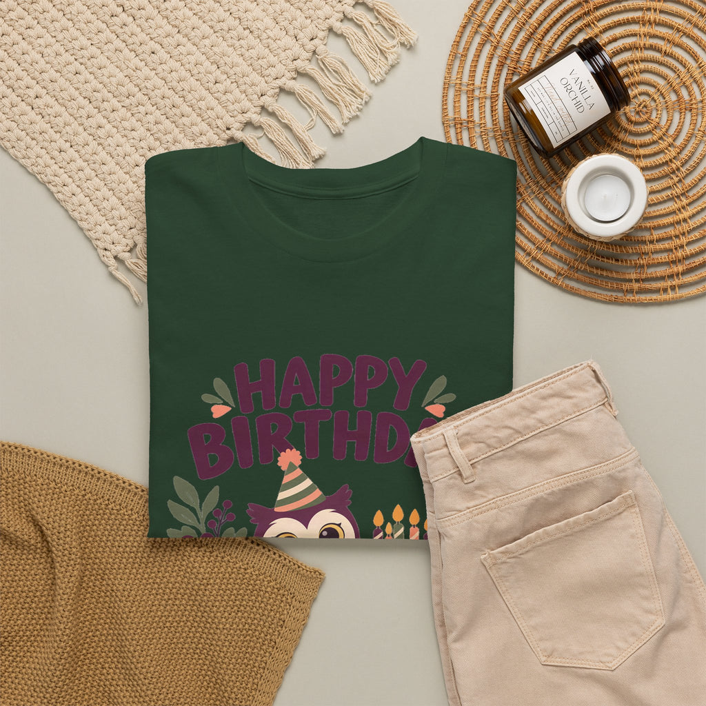 Owl Happy Birthday Tee