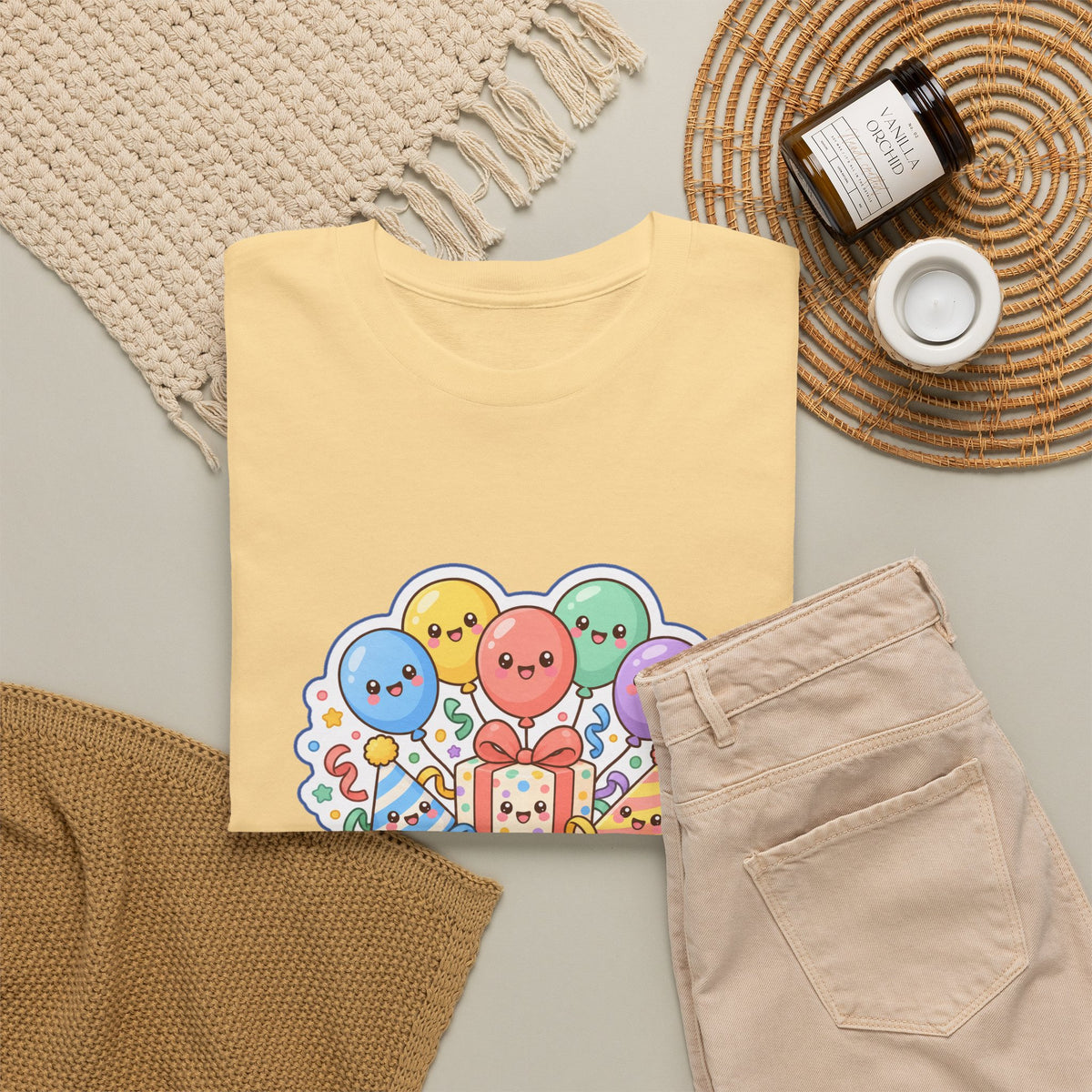 Birthday Crew Balloons birthday shirt – Gildan tee by Happywear