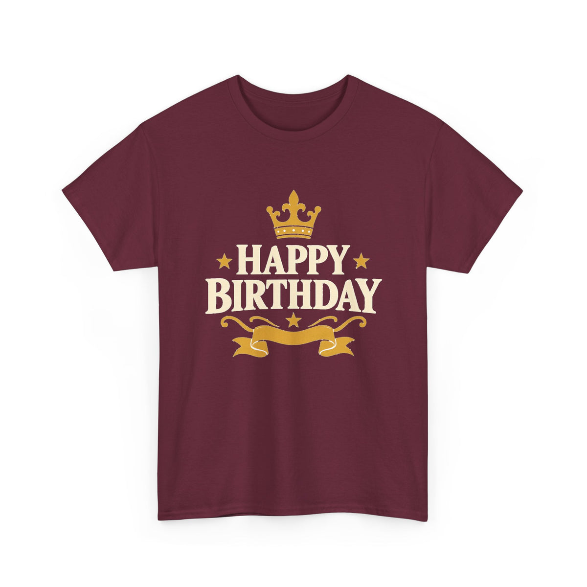 Royal Crown Happy Birthday shirt – Gildan tee by Happywear