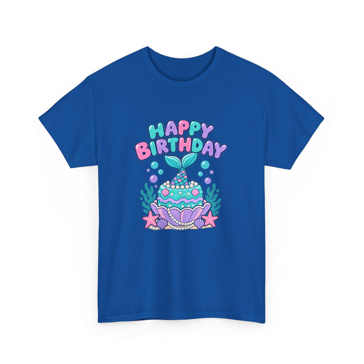 Mermaid Happy Birthday Tee