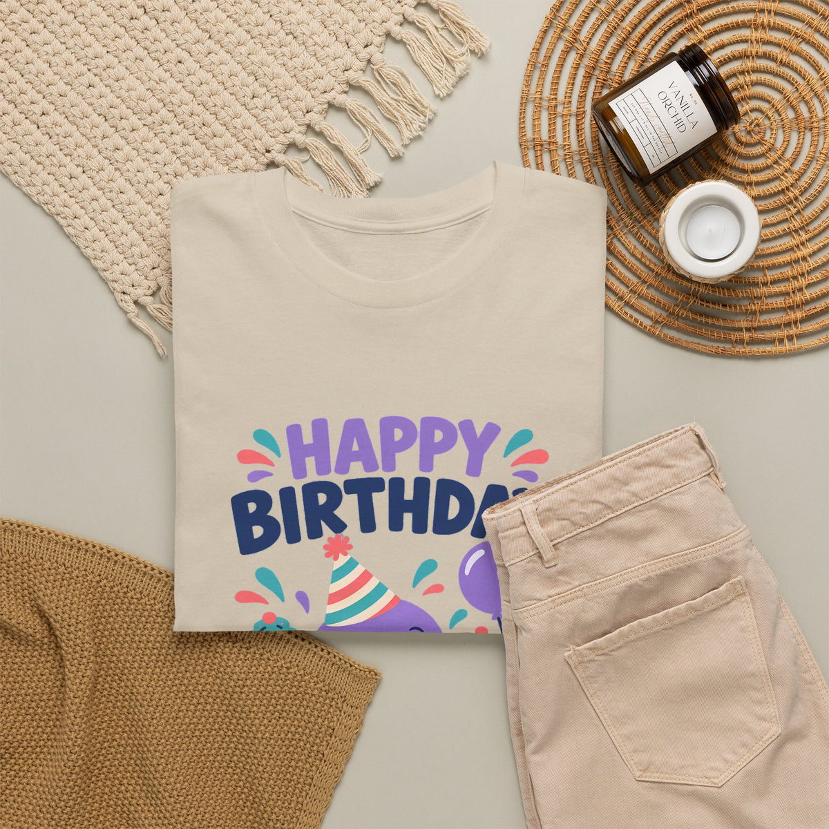Octopus Happy Birthday Tee