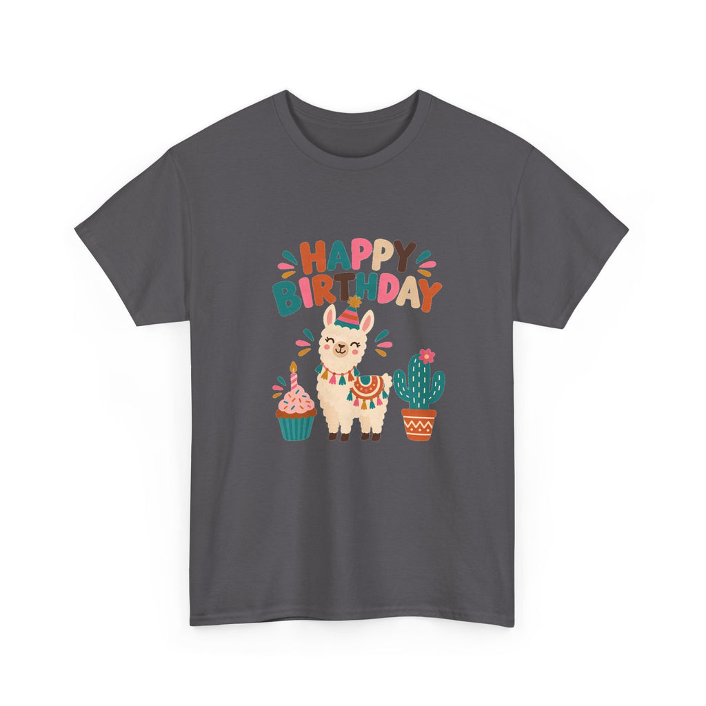 Llama Happy Birthday Tee