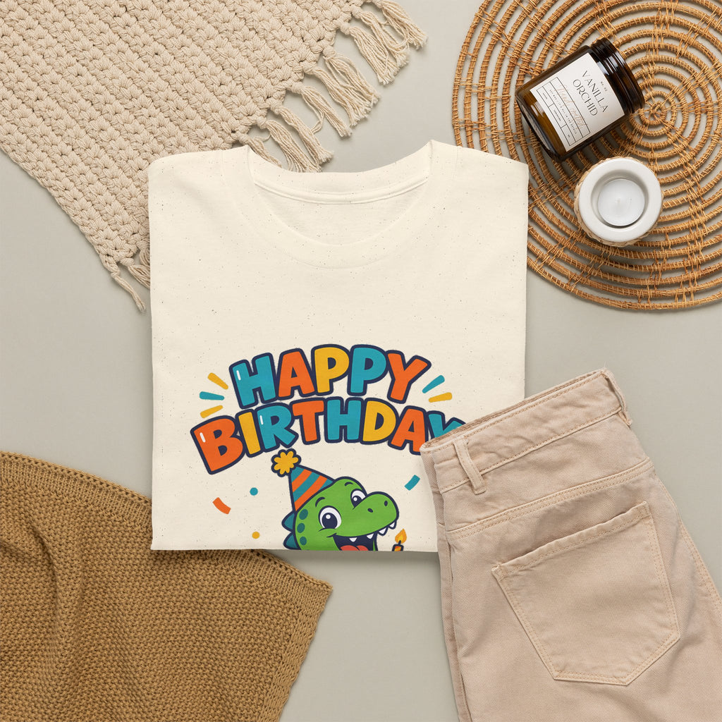 Personalized Dinosaur Birthday Shirt – Add Name & Age