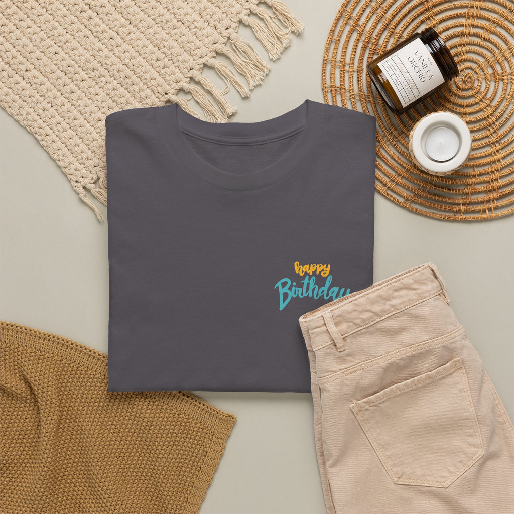 Happy Birthday To You Confetti Tee – Front & Back