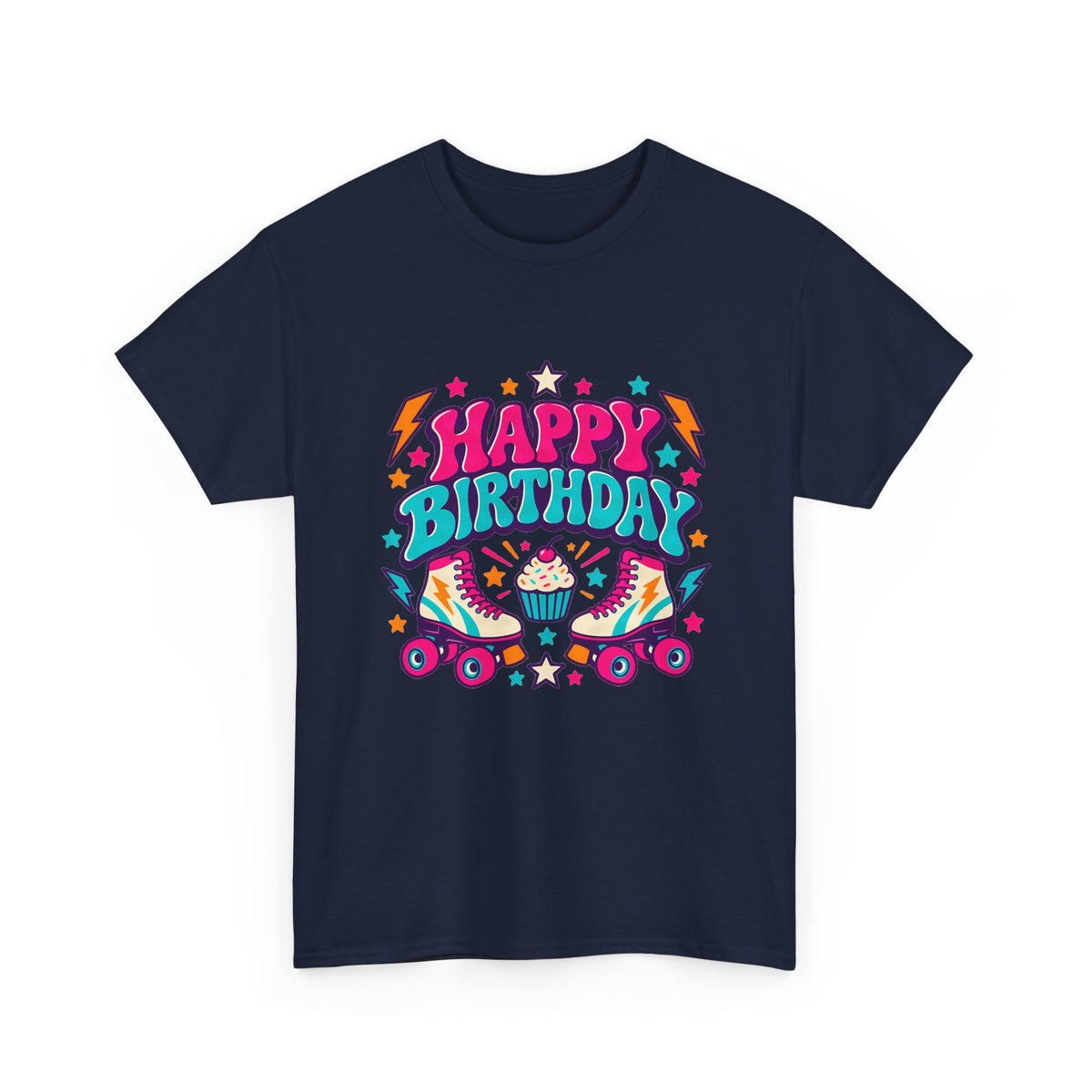 Roller Skating Happy Birthday Tee