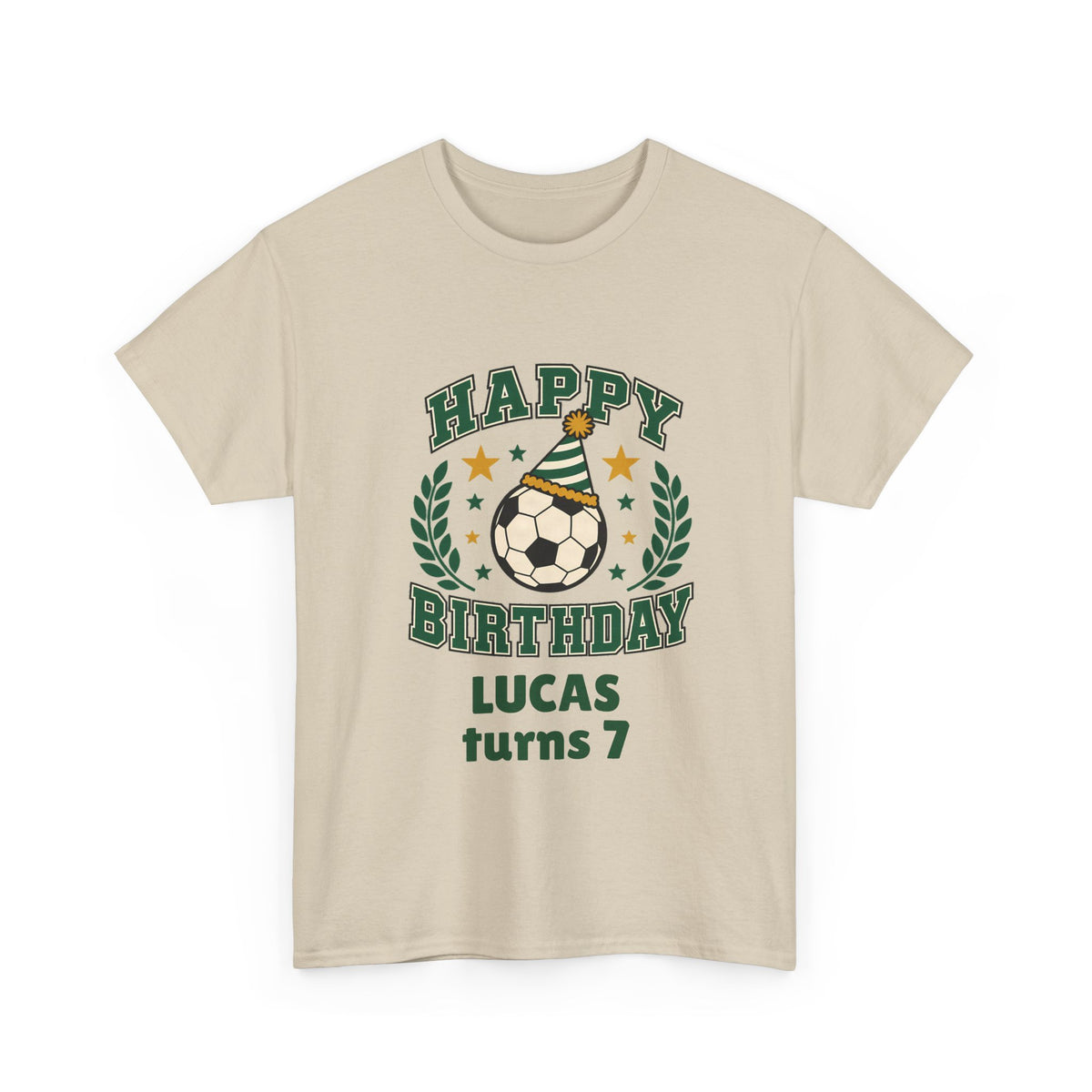 Personalized Soccer Birthday Shirt – Add Name & Age
