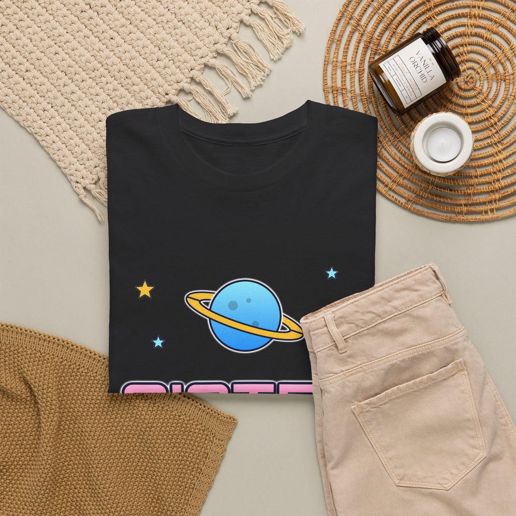 Sister of the Birthday Boy Space birthday shirt – Gildan tee by Happywear