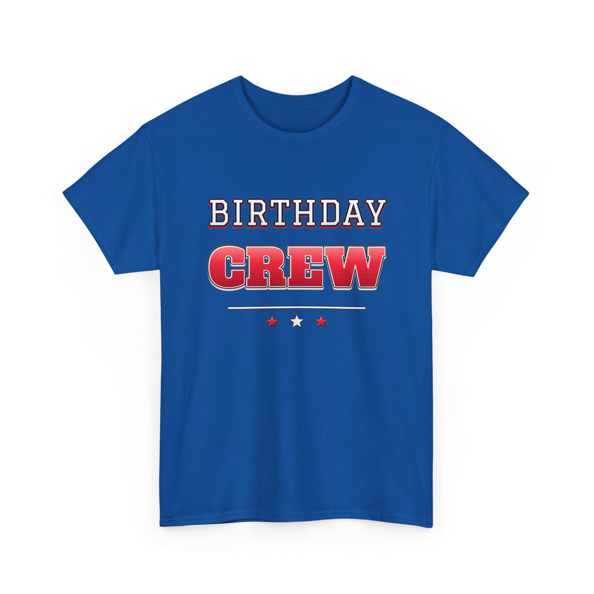 Birthday Crew Varsity Red & White birthday shirt – Gildan tee by Happywear