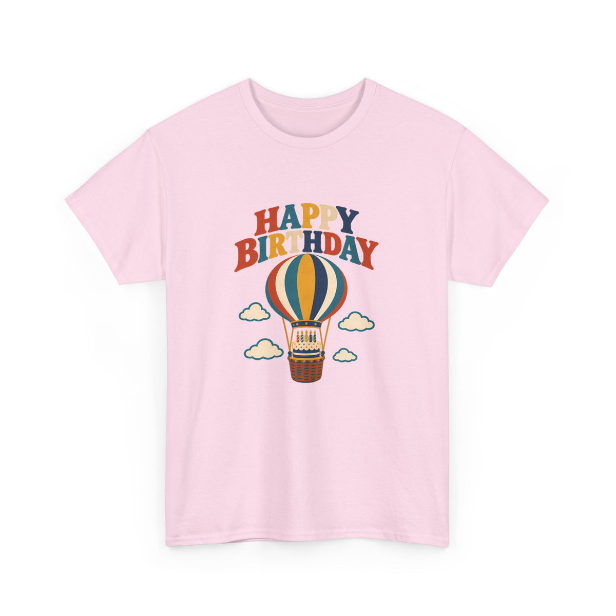 Hot Air Balloon Happy Birthday Tee