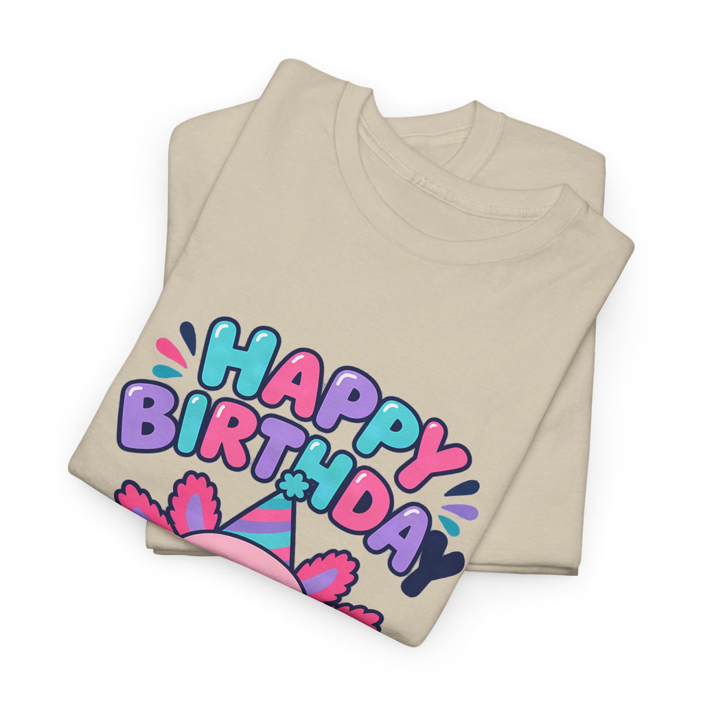 Axolotl Happy Birthday Tee