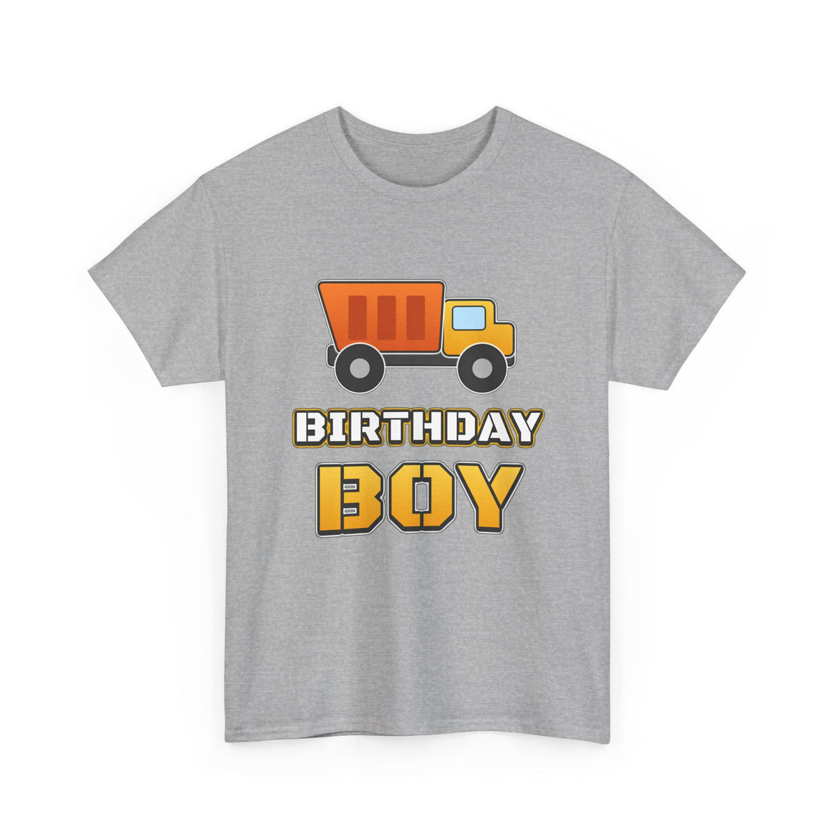 Birthday Boy Dump Truck birthday shirt – Gildan tee by Happywear