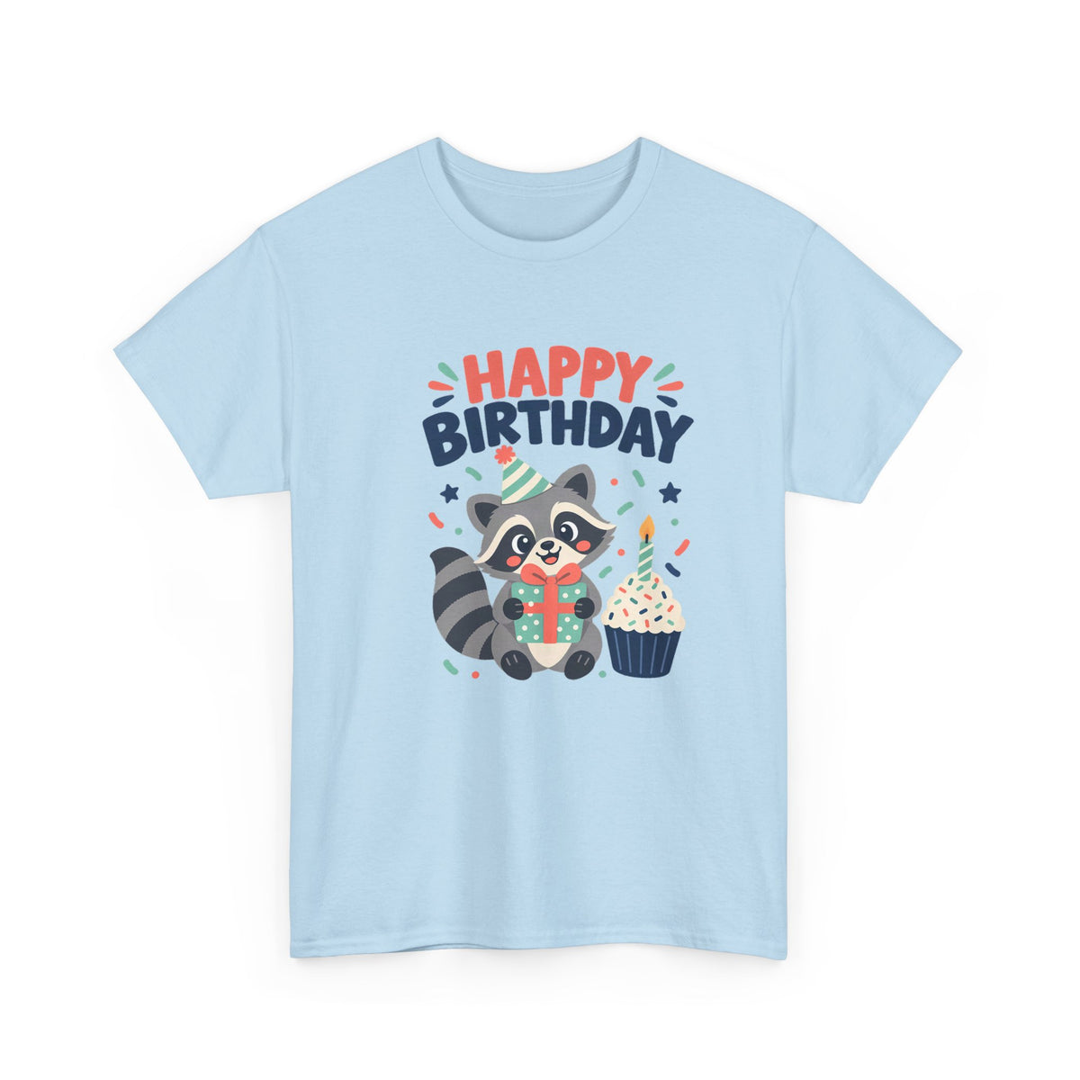 Raccoon Happy Birthday Tee