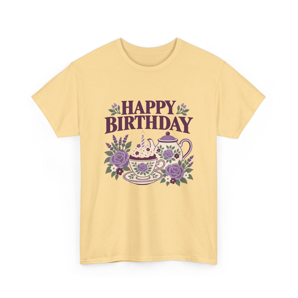 Tea Party Happy Birthday Tee
