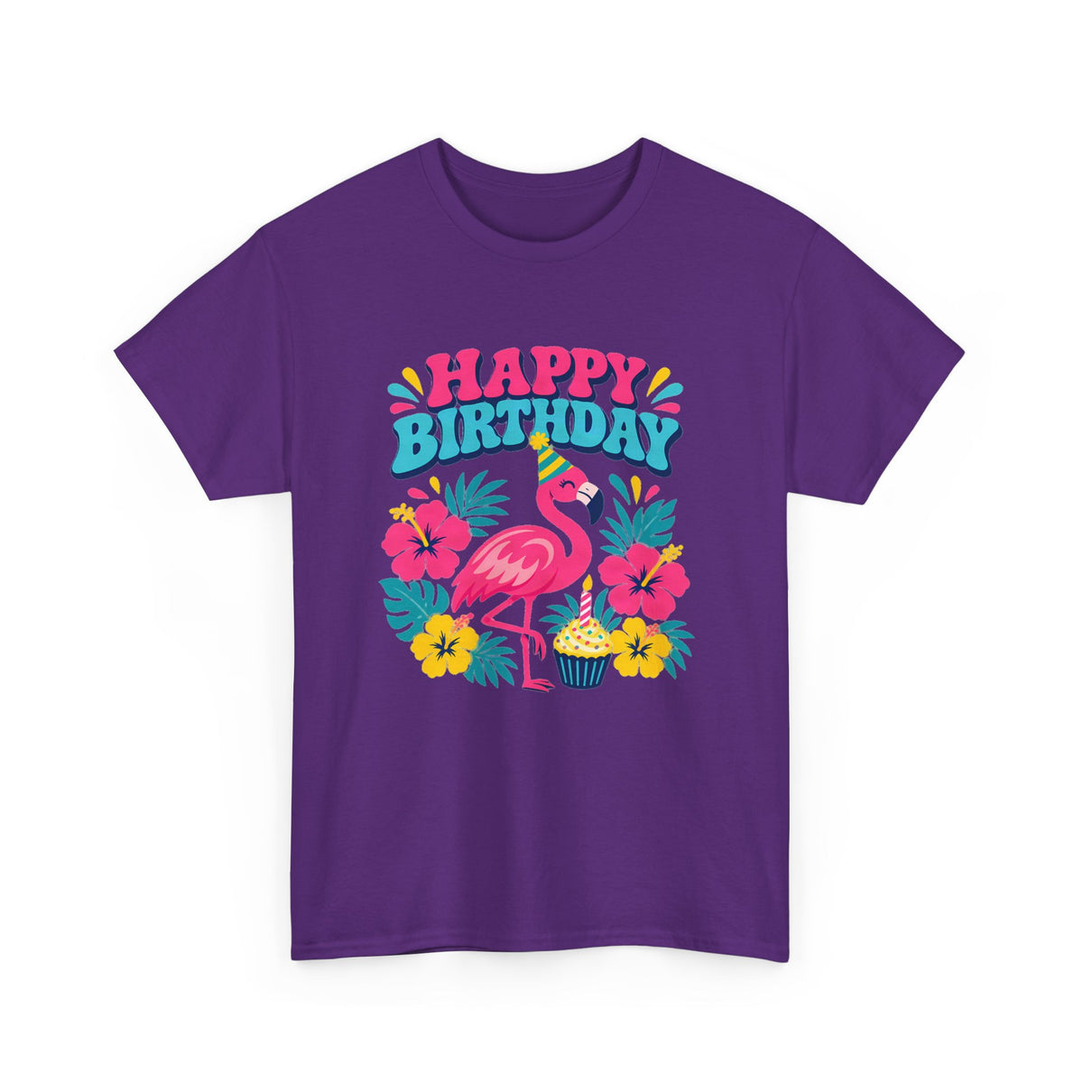 Flamingo Happy Birthday Tee