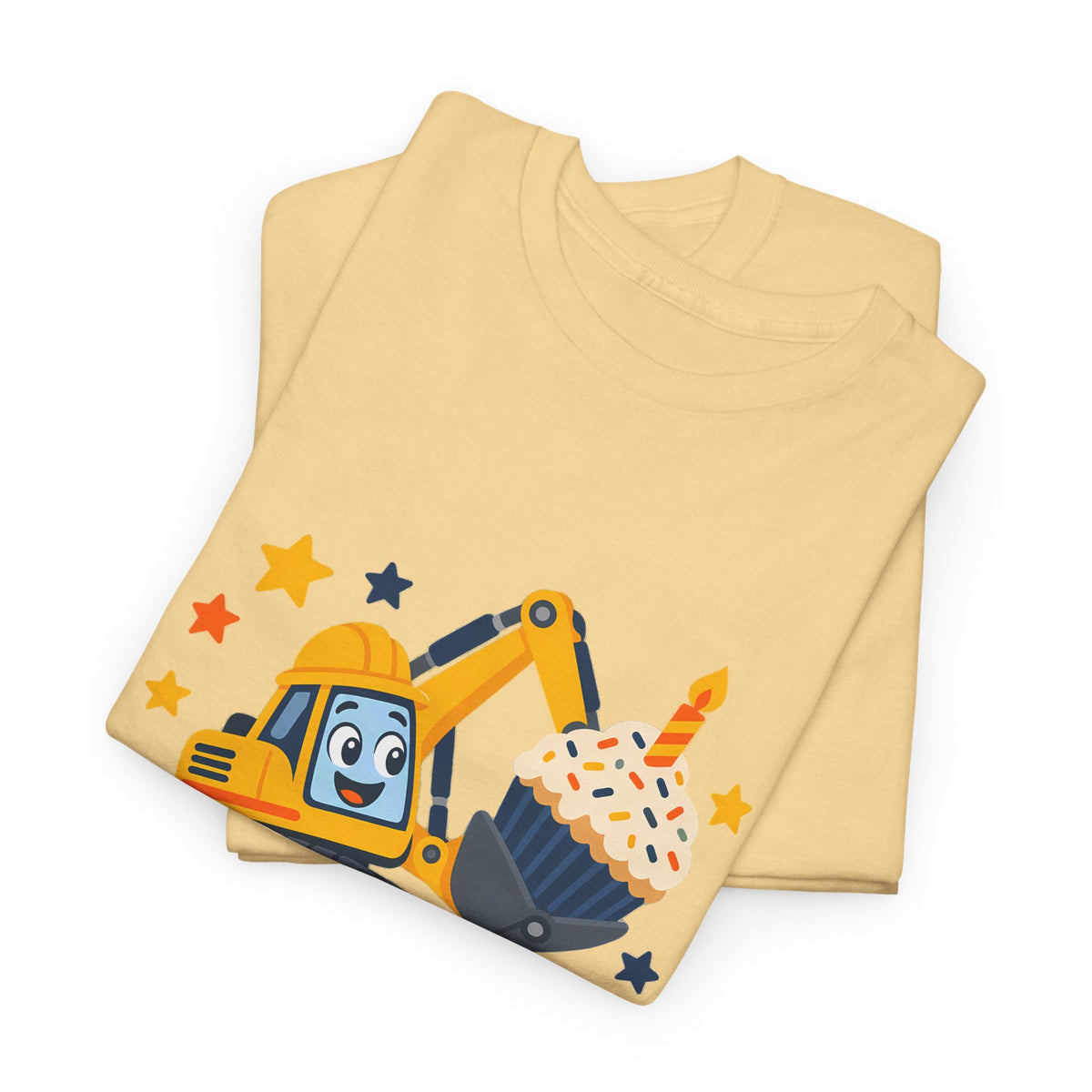Construction Zone Happy Birthday Tee