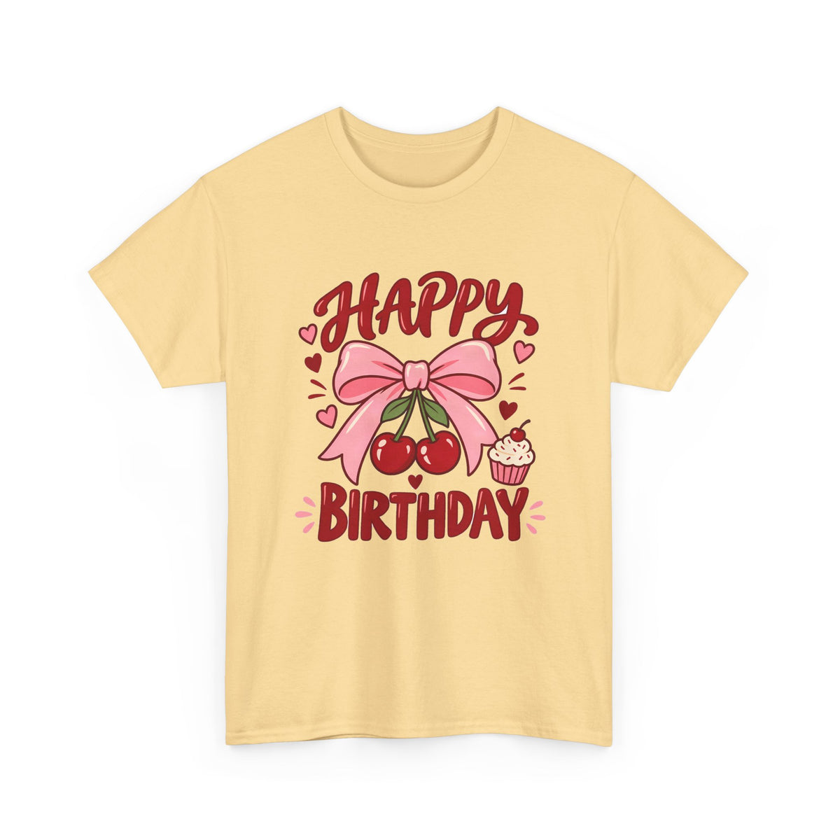 Cherry Bow Coquette Birthday shirt – Gildan tee by Happywear