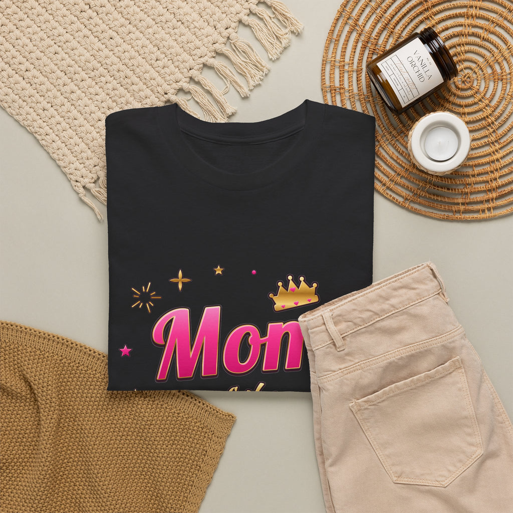 Mom of the Birthday Girl Pink & Gold birthday shirt – Gildan tee by Happywear