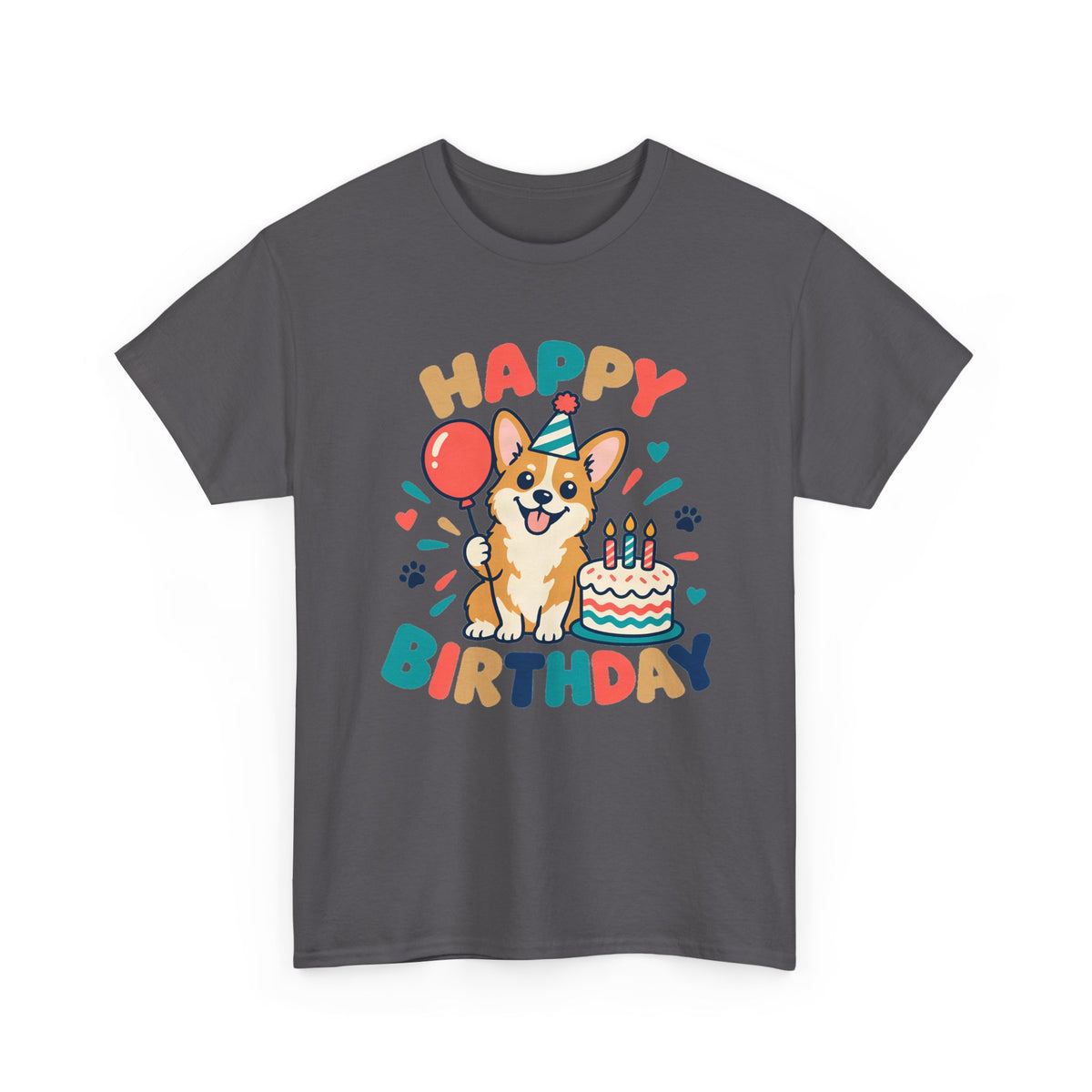 Corgi Happy Birthday Tee