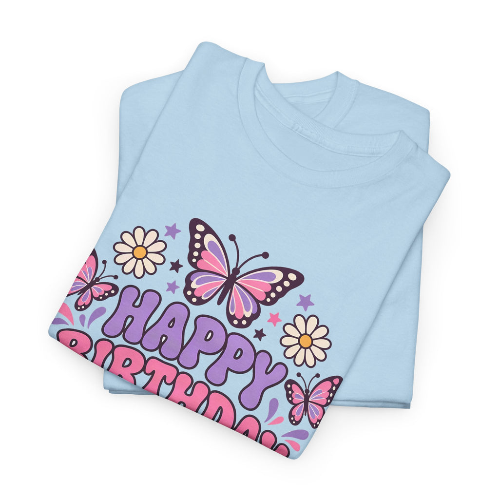 Personalized Butterfly Birthday Shirt – Add Name & Age