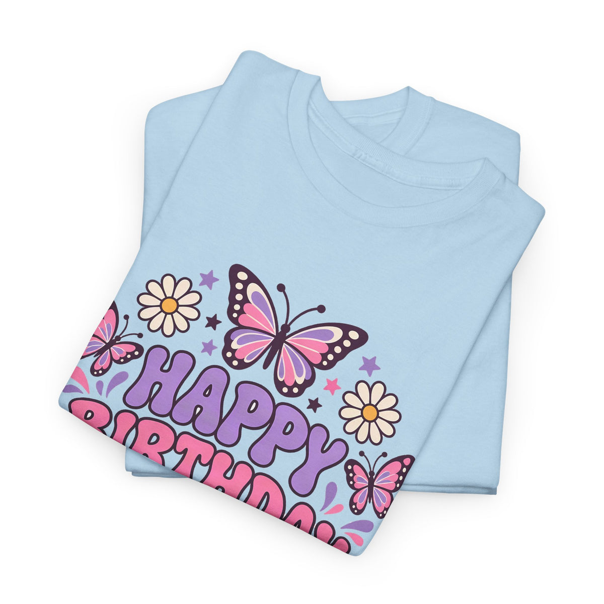 Personalized Butterfly Birthday Shirt – Add Name & Age