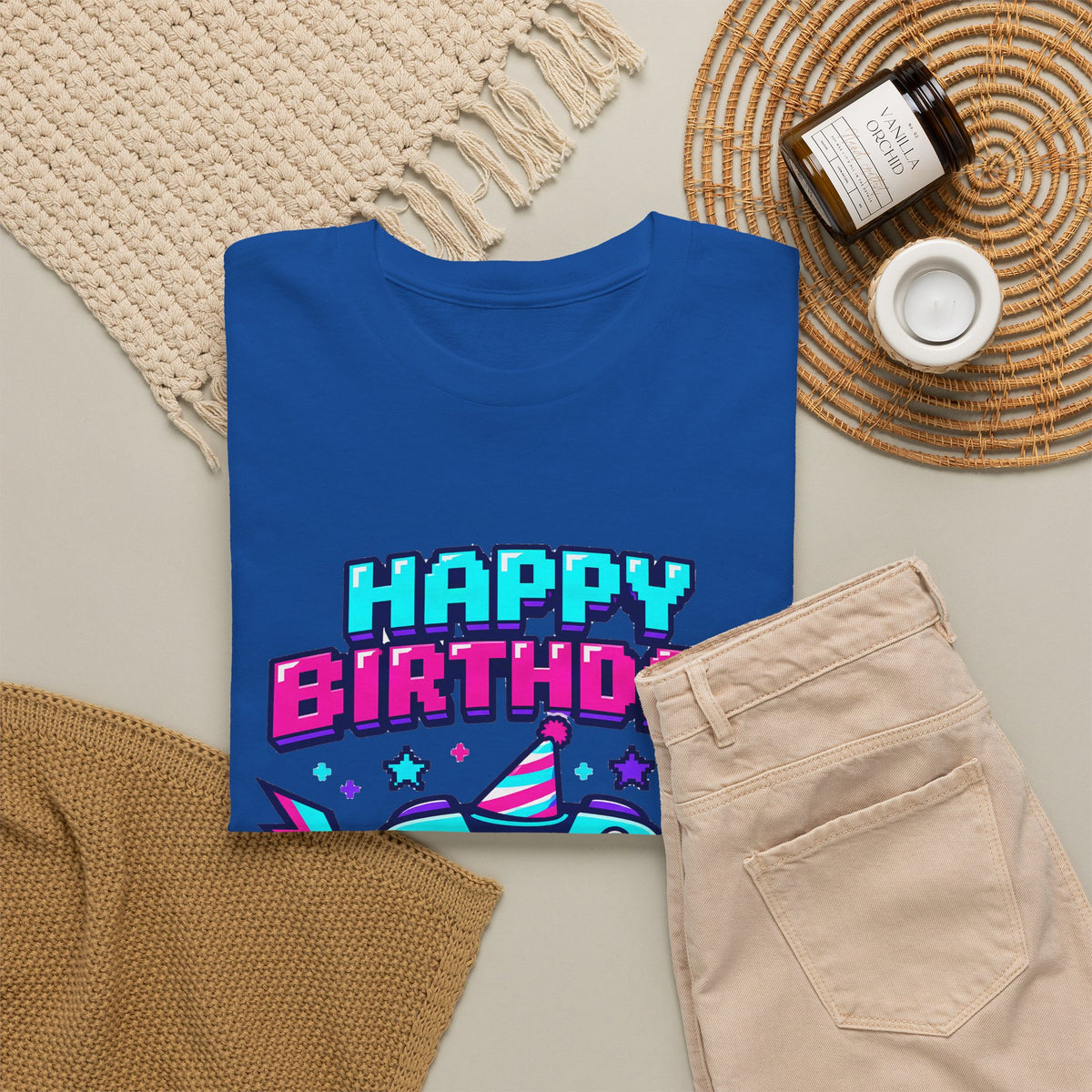 Personalized Gamer Level Up Birthday Shirt – Add Name & Age
