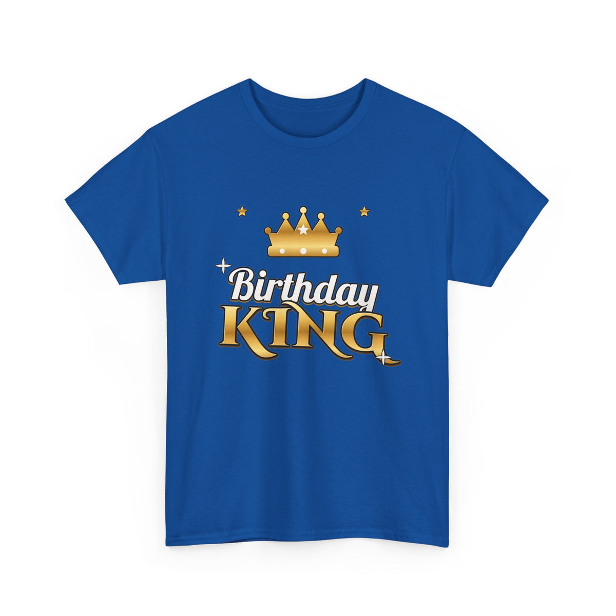 Birthday King Gold Crown birthday shirt – Gildan tee by Happywear