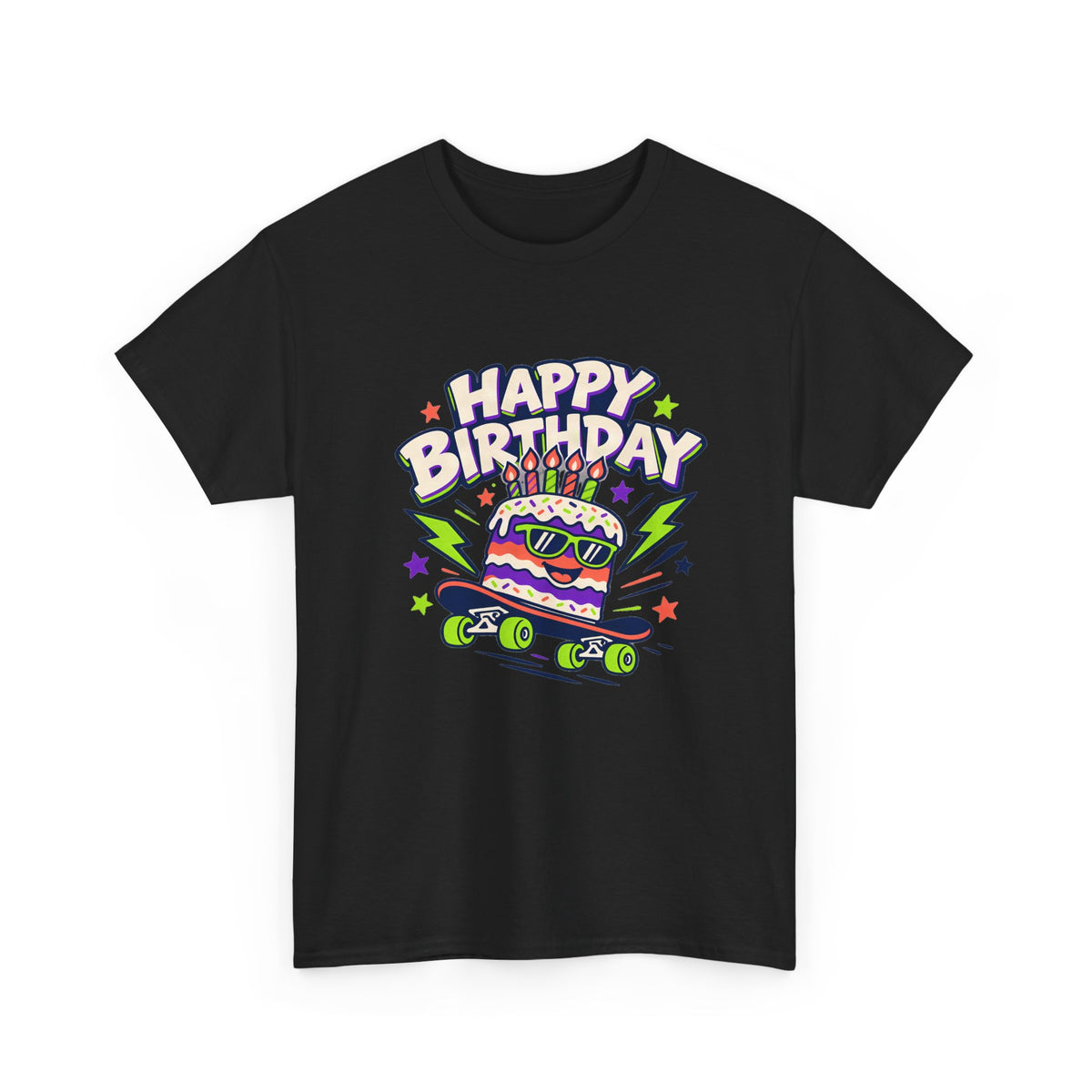 Skateboard Happy Birthday Tee