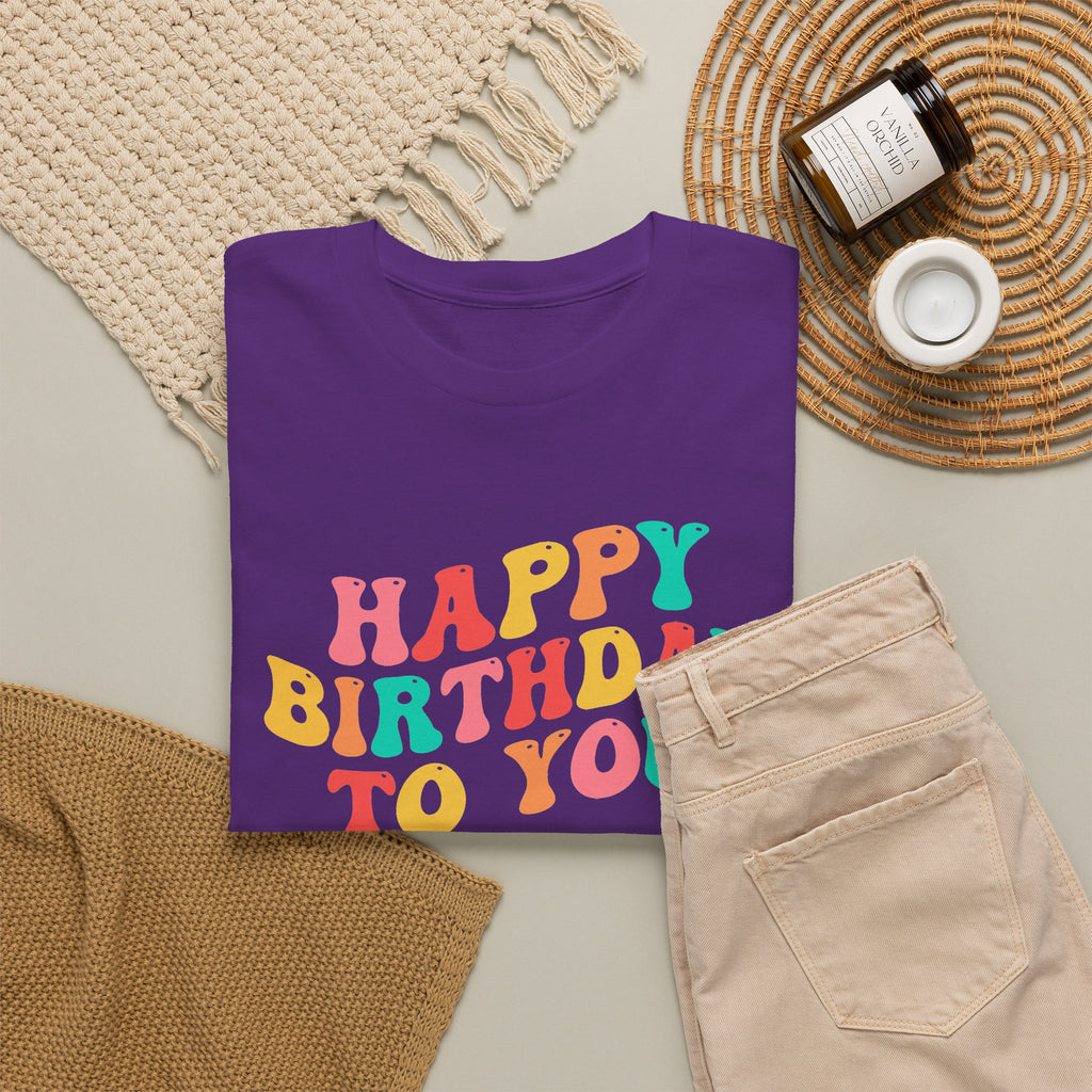 Retro Happy Birthday To You Tee