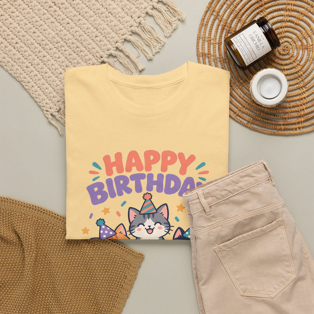 Personalized Party Kittens Birthday Shirt – Add Name & Age