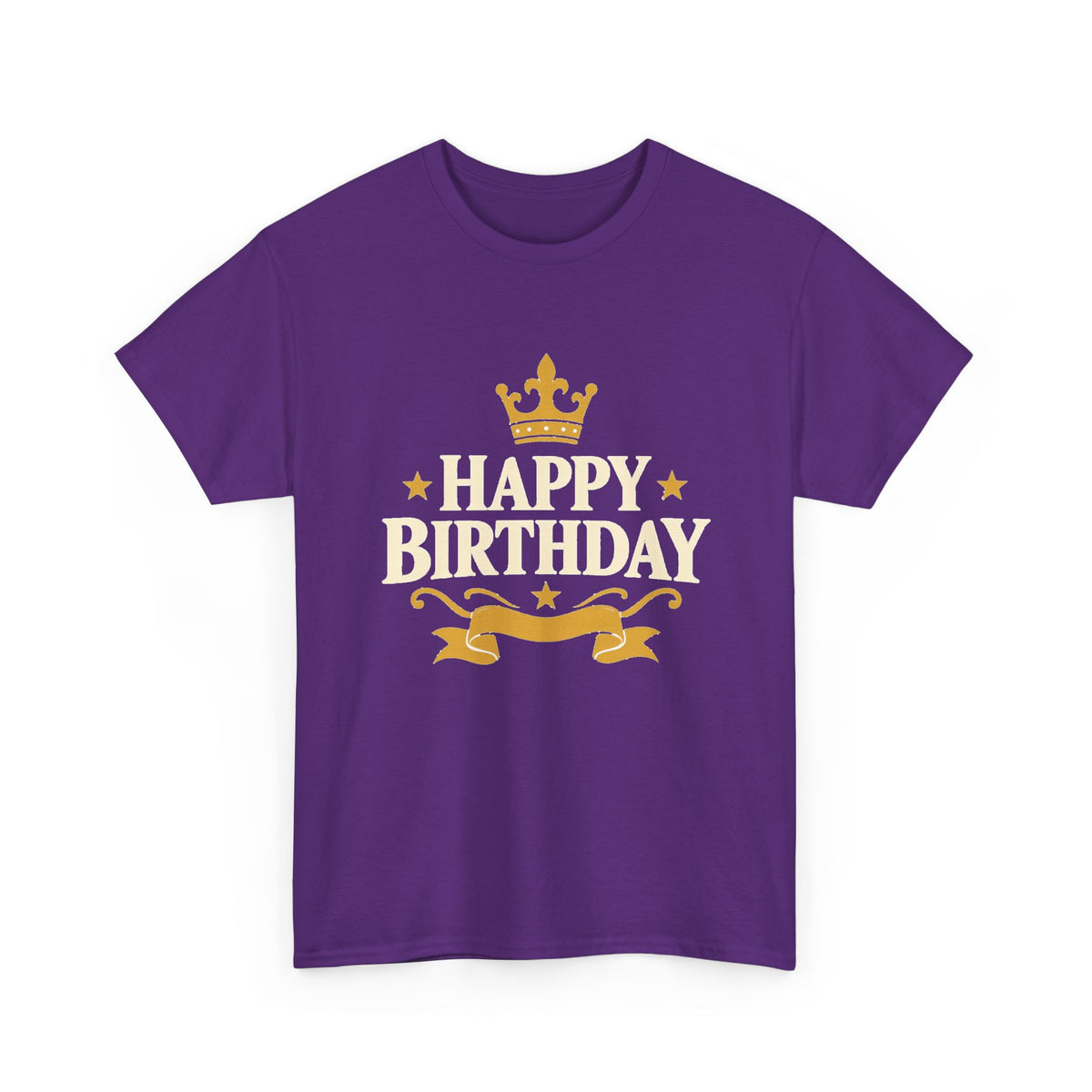 Royal Crown Happy Birthday shirt – Gildan tee by Happywear