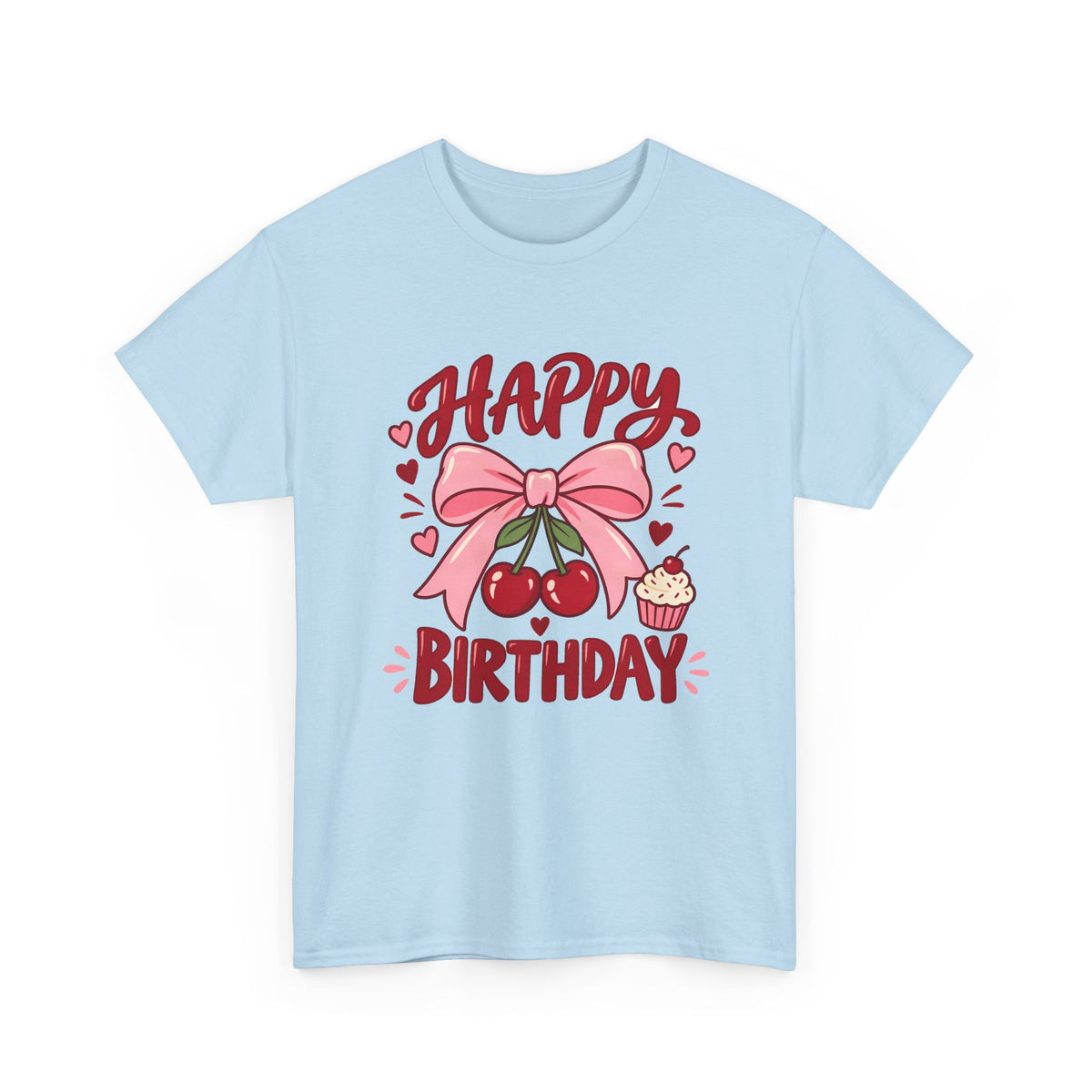 Cherry Bow Coquette Birthday shirt – Gildan tee by Happywear
