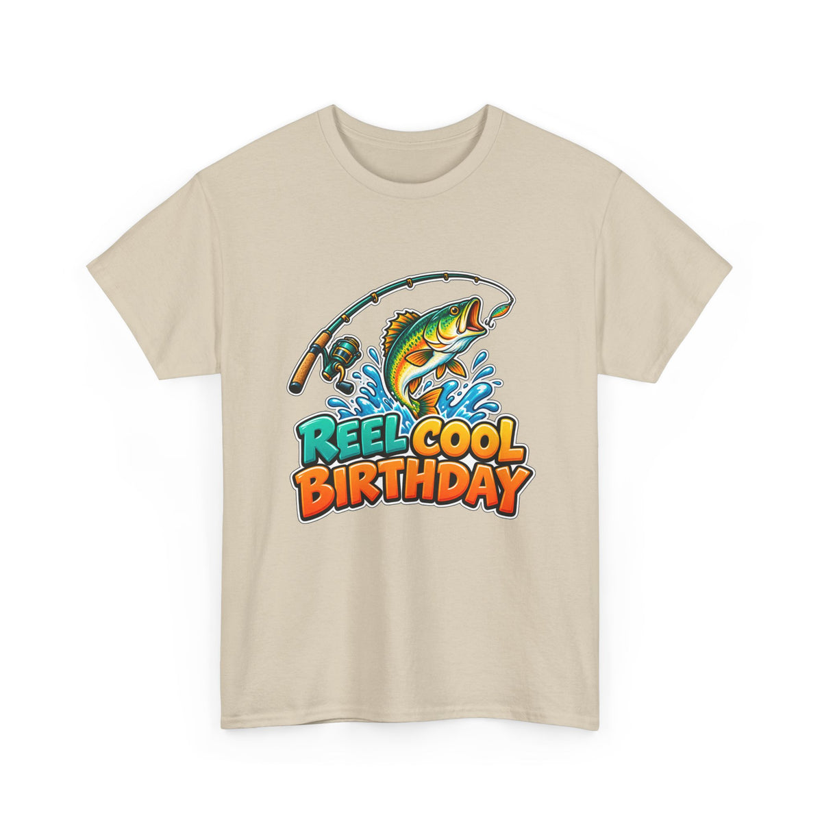 Reel Cool Birthday Fishing Tee