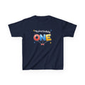 ONE First Birthday Balloon birthday shirt – kids Gildan tee by Happywear