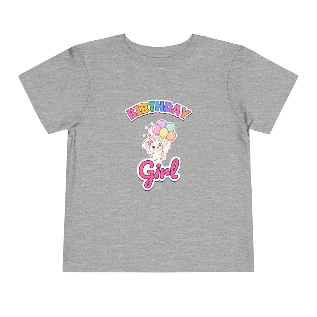 Birthday Girl Bunny birthday shirt – toddler Gildan tee by Happywear