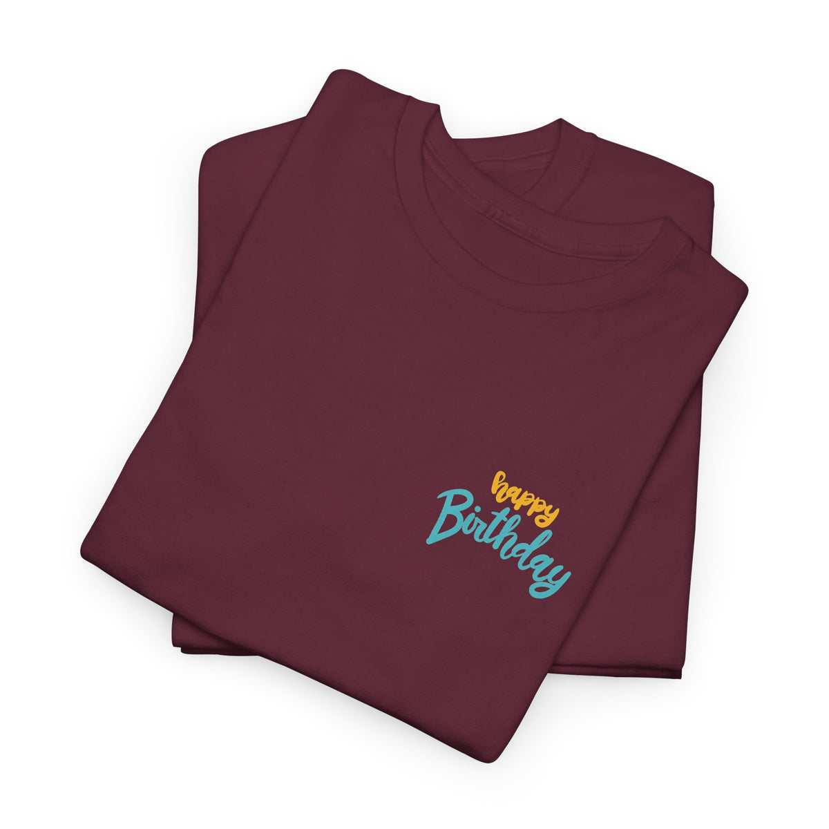 Happy Birthday To You Confetti Tee – Front & Back