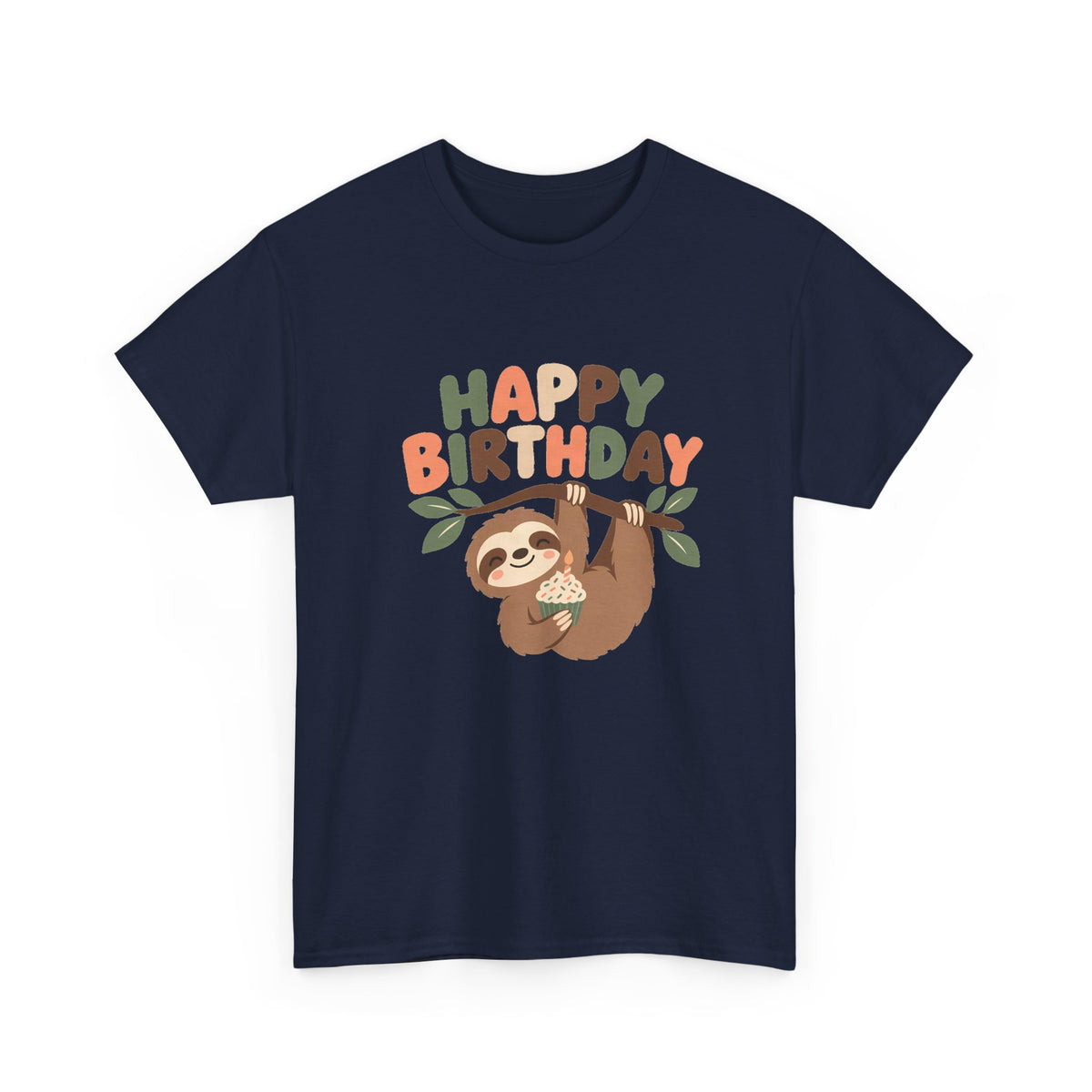 Sloth Happy Birthday Tee