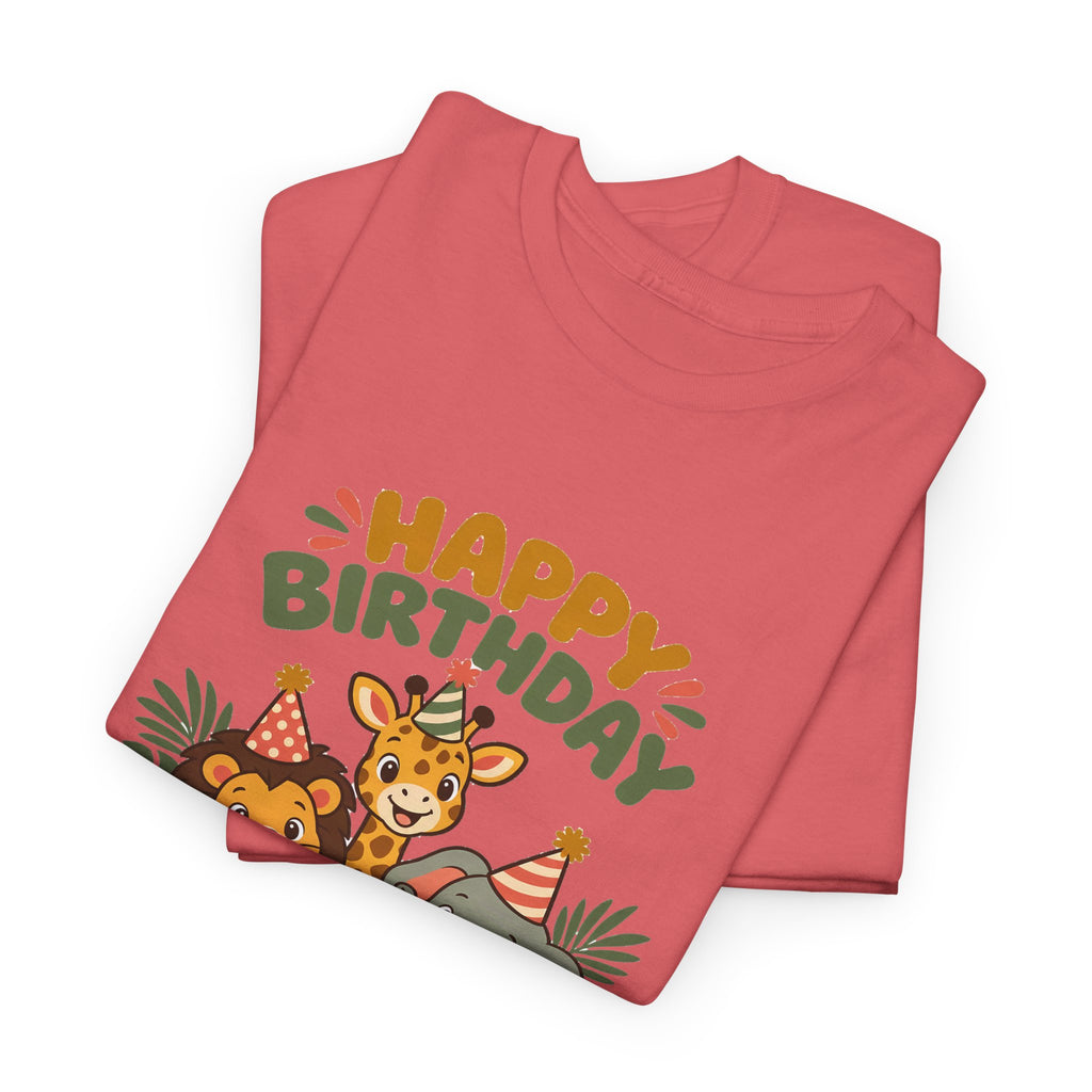 Personalized Safari Friends Birthday Shirt – Add Name & Age