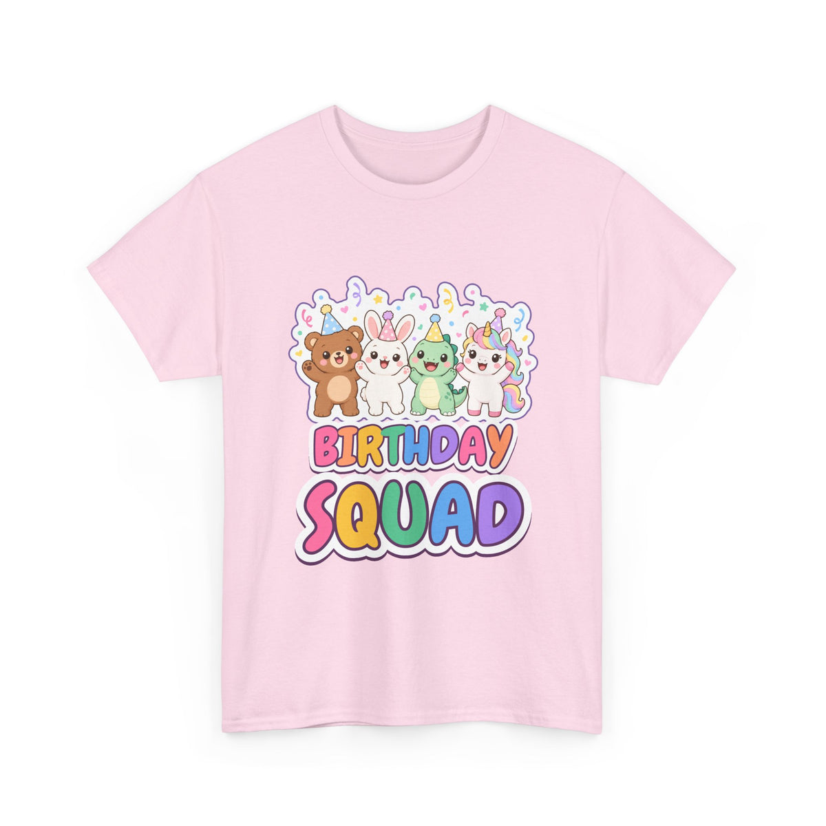 Birthday Squad Party Animals birthday shirt – Gildan tee by Happywear
