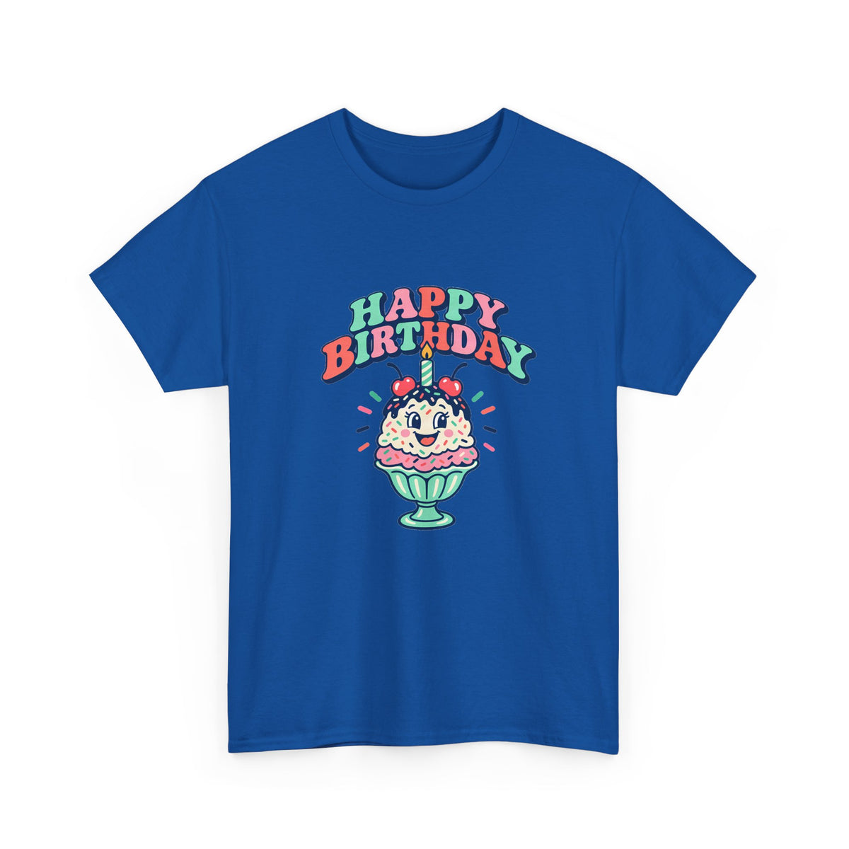 Ice Cream Happy Birthday Tee